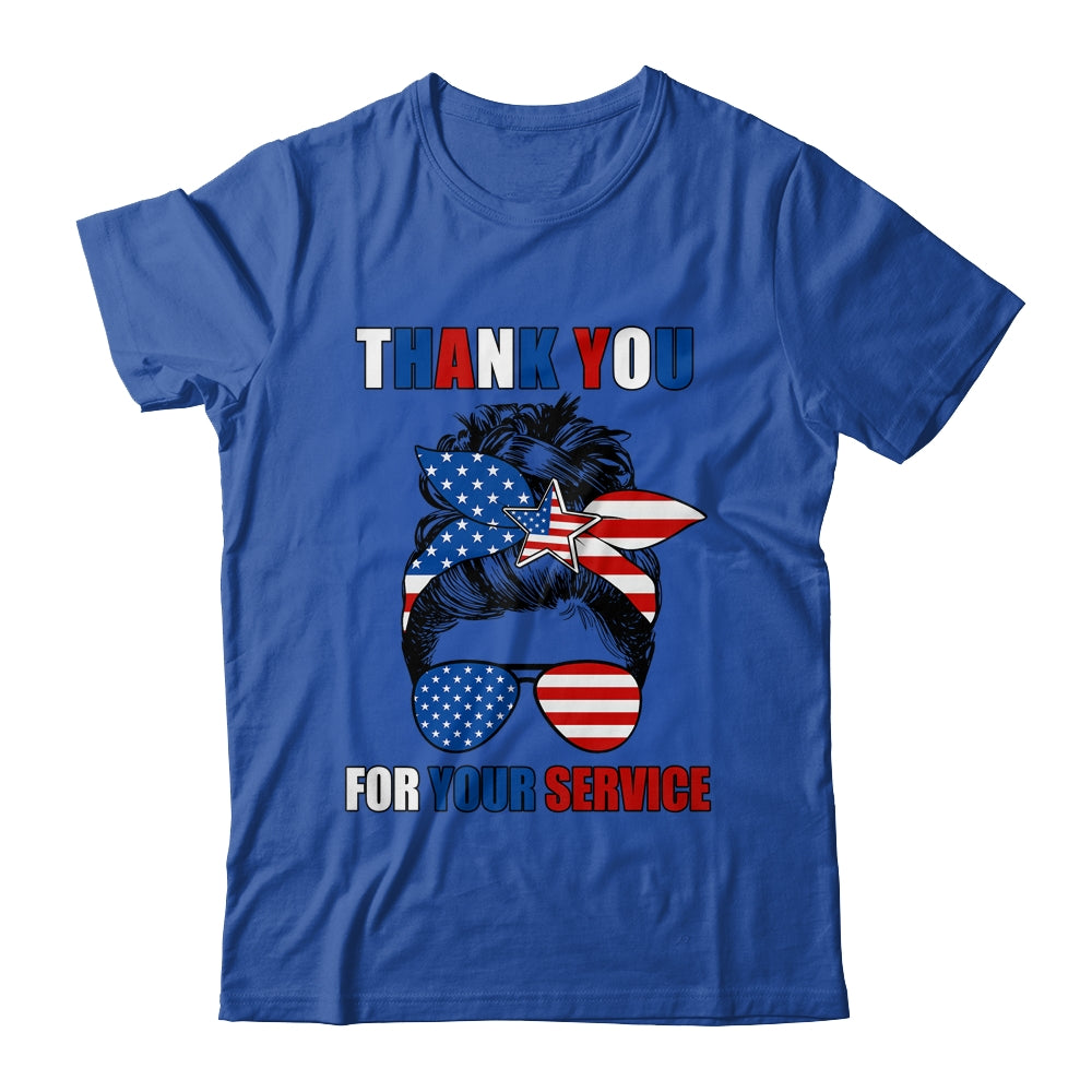 Thank You For Your Services Patriotic Veterans Day Women Shirt & Hoodie | siriusteestore