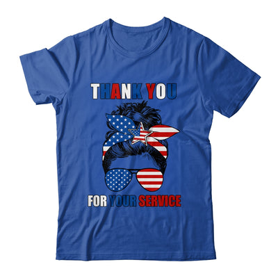 Thank You For Your Services Patriotic Veterans Day Women Shirt & Hoodie | siriusteestore