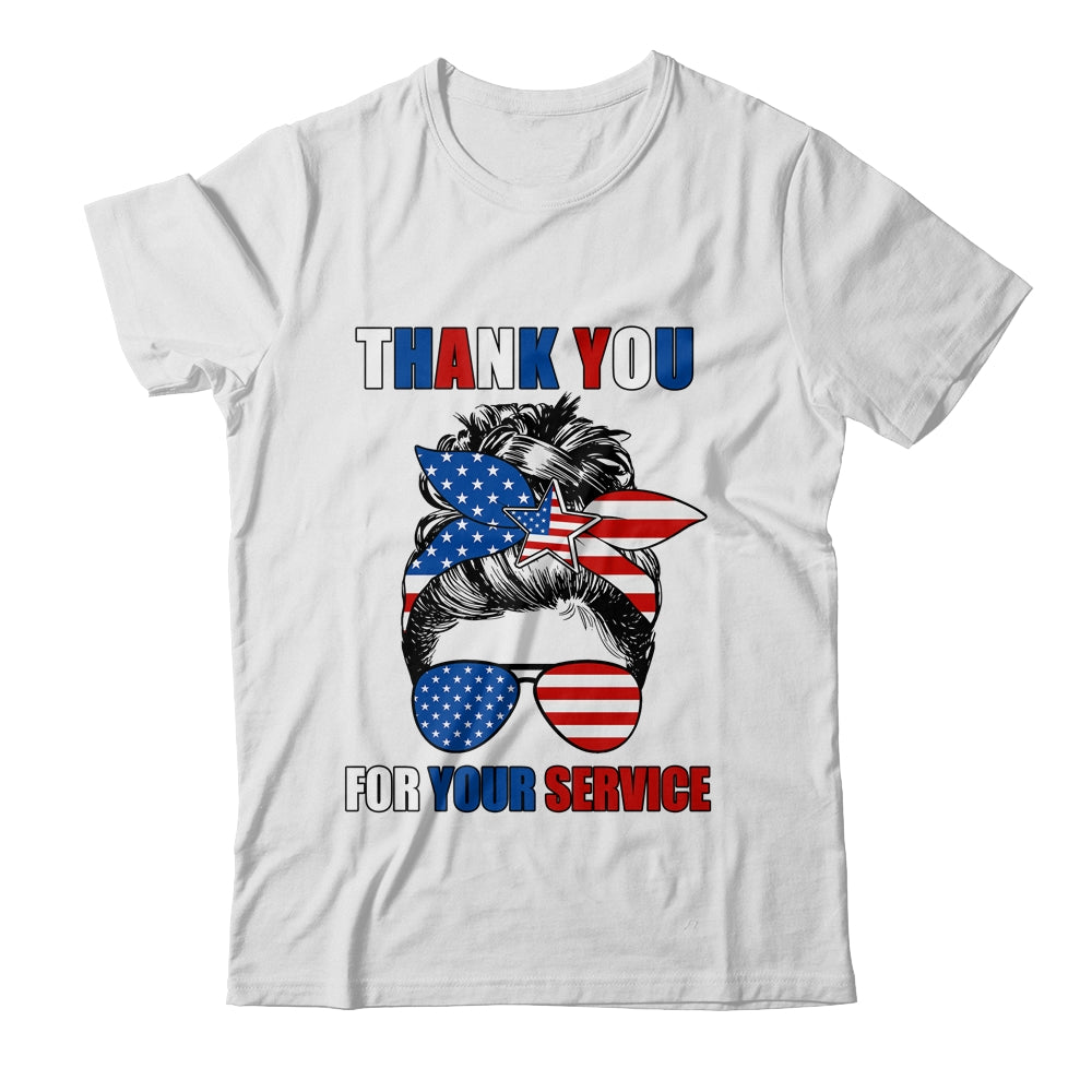 Thank You For Your Services Patriotic Veterans Day Women Shirt & Hoodie | siriusteestore