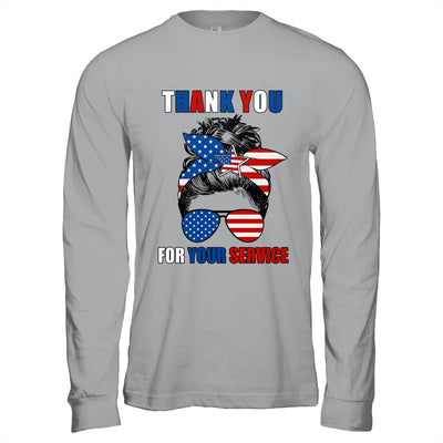 Thank You For Your Services Patriotic Veterans Day Women Shirt & Hoodie | siriusteestore