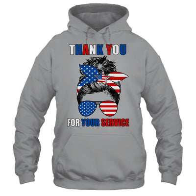 Thank You For Your Services Patriotic Veterans Day Women Shirt & Hoodie | siriusteestore