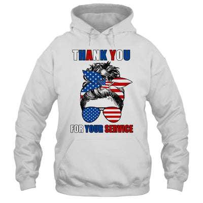 Thank You For Your Services Patriotic Veterans Day Women Shirt & Hoodie | siriusteestore