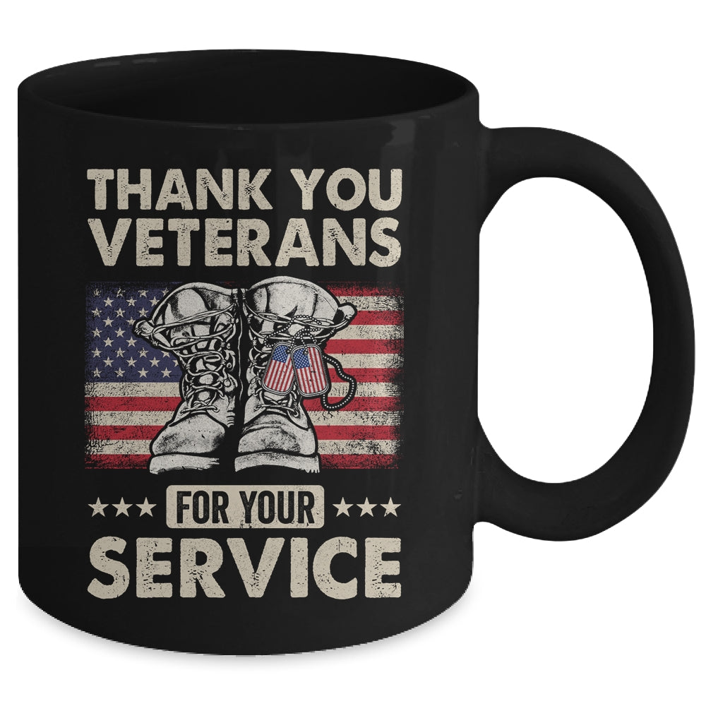Thank You Veterans For Your Service Veterans Day Mug | siriusteestore