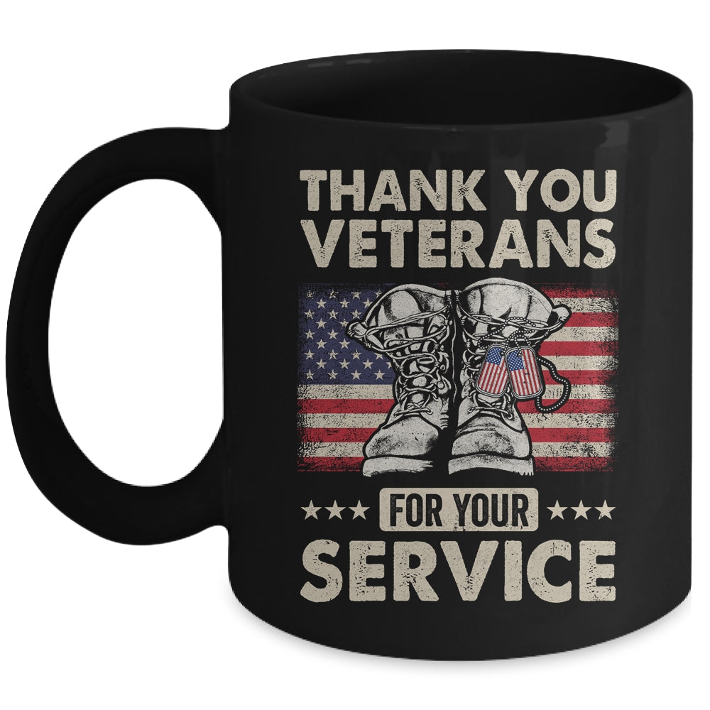Thank You Veterans For Your Service Veterans Day Mug | siriusteestore