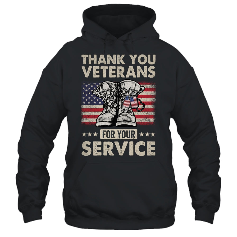 Thank You Veterans For Your Service Veterans Day Shirt & Hoodie | siriusteestore