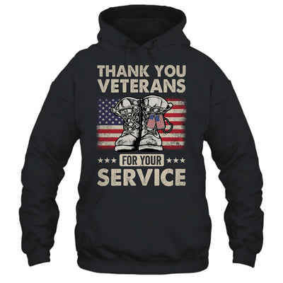 Thank You Veterans For Your Service Veterans Day Shirt & Hoodie | siriusteestore