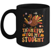 Thankful For My Students Thanksgiving Fall Teacher Women Mug | siriusteestore