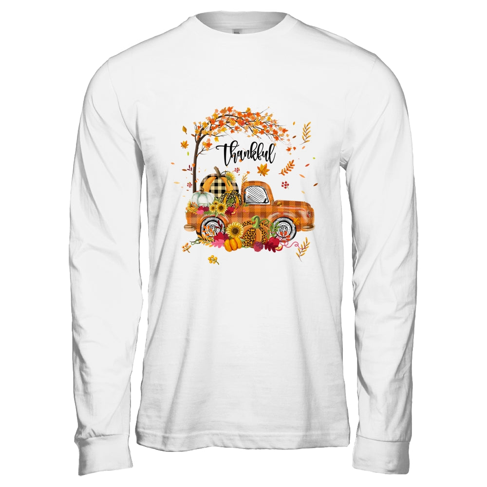 Thankful Grateful Blessed Pumpkin Truck Its Fall Yall Autumn Shirt & Hoodie | siriusteestore