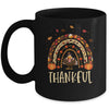 Thankful Thanksgiving Rainbow Turkey Mug | siriusteestore