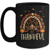 Thankful Thanksgiving Rainbow Turkey Mug | siriusteestore
