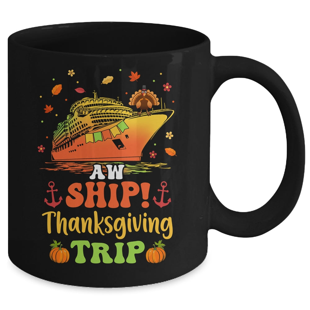 Thanksgiving Cruise Squad Matching Family Vacation Trip Mug | siriusteestore