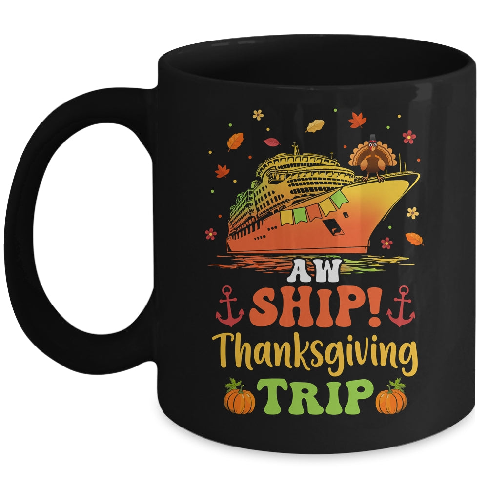 Thanksgiving Cruise Squad Matching Family Vacation Trip Mug | siriusteestore