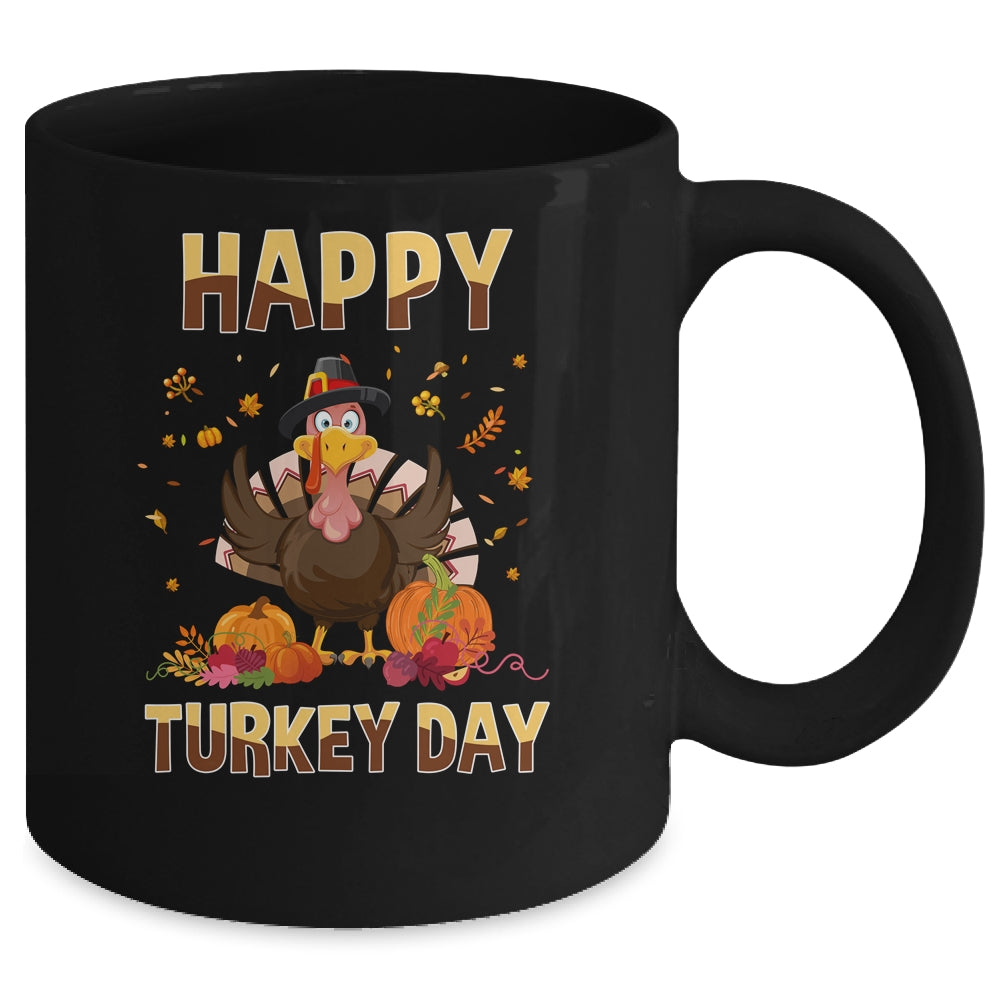 Thanksgiving Holiday Present Happy Turkey Day Mug | siriusteestore