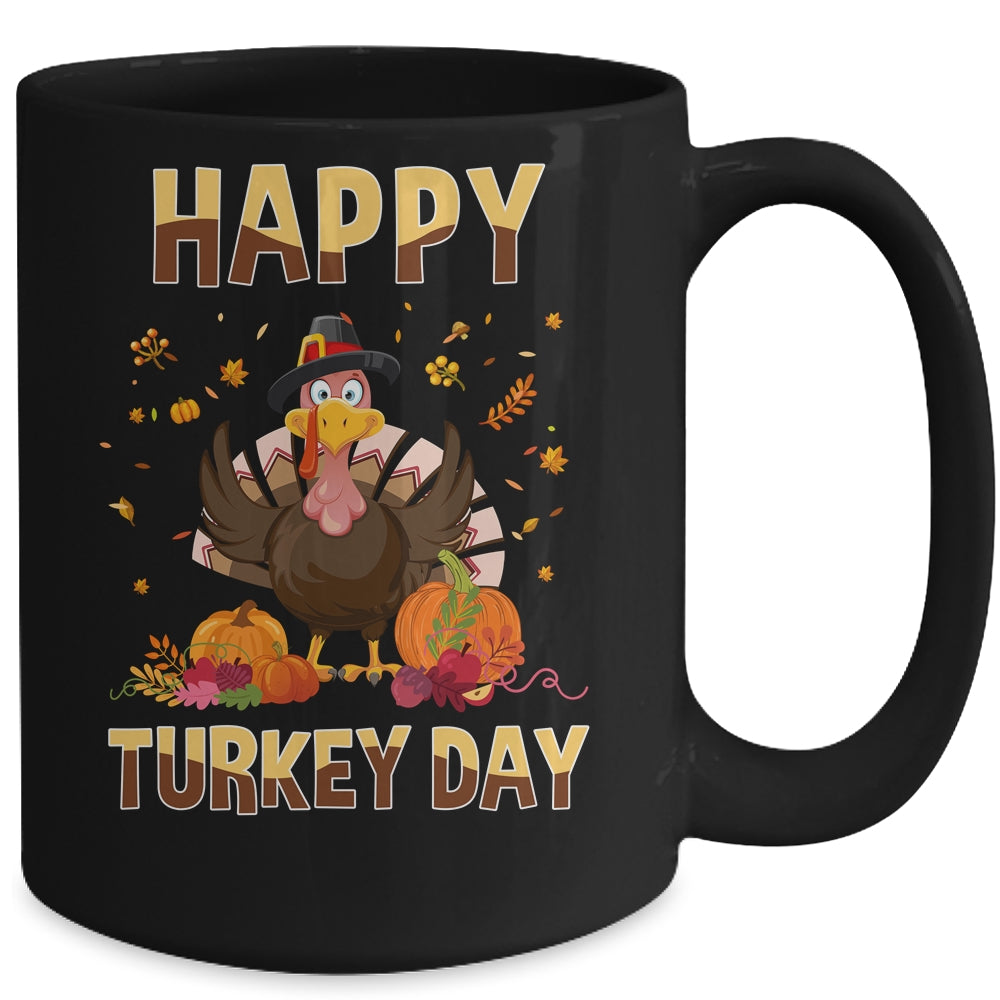 Thanksgiving Holiday Present Happy Turkey Day Mug | siriusteestore