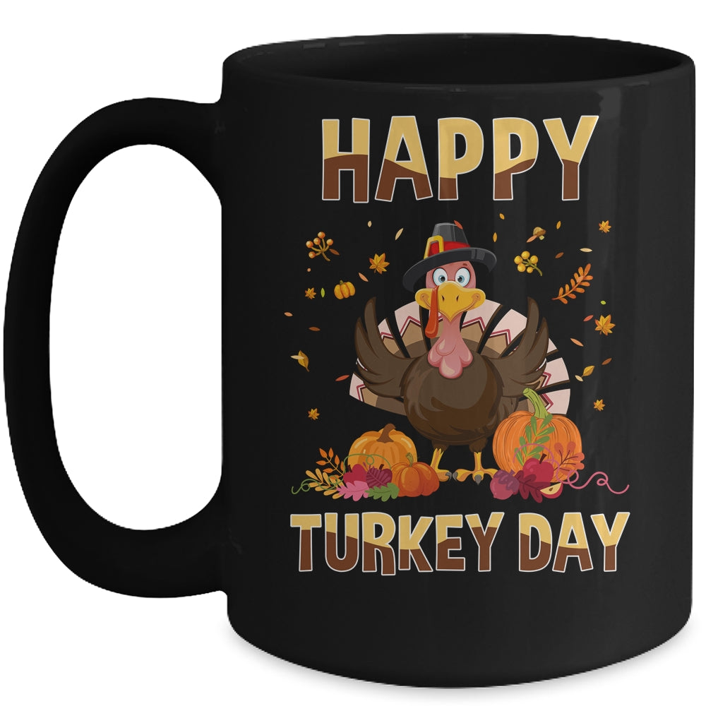 Thanksgiving Holiday Present Happy Turkey Day Mug | siriusteestore