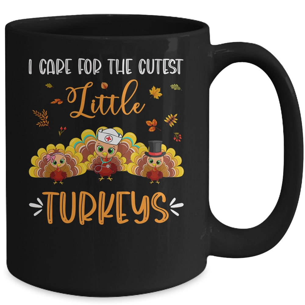 Thanksgiving Nicu Nurse Funny Nurse Turkey Thanksgiving Mug | siriusteestore