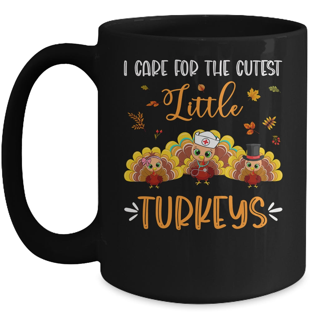 Thanksgiving Nicu Nurse Funny Nurse Turkey Thanksgiving Mug | siriusteestore