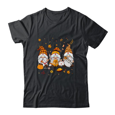 Thanksgiving Nurse Gnomes Fall Scrub Top Autumn RN Women Shirt & Hoodie | siriusteestore