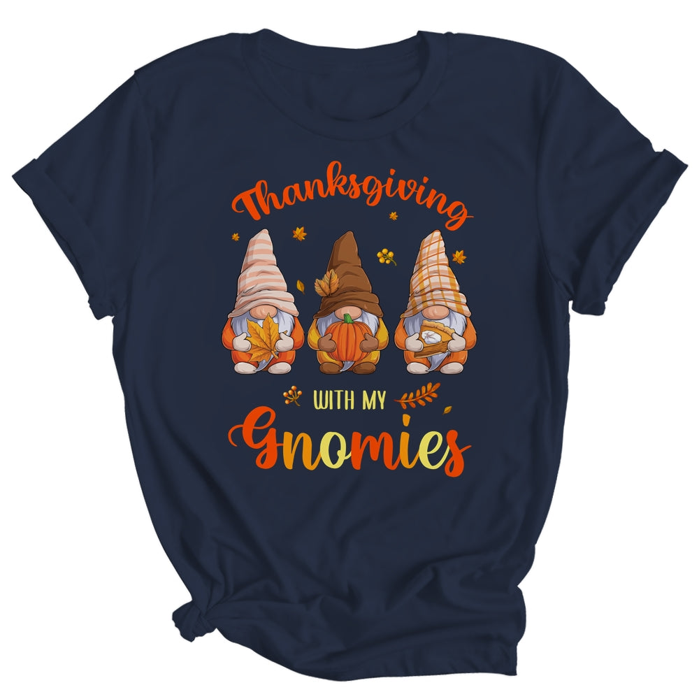 Thanksgiving With My Gnomies Funny Autumn Gnomes Lover Shirt & Hoodie | siriusteestore