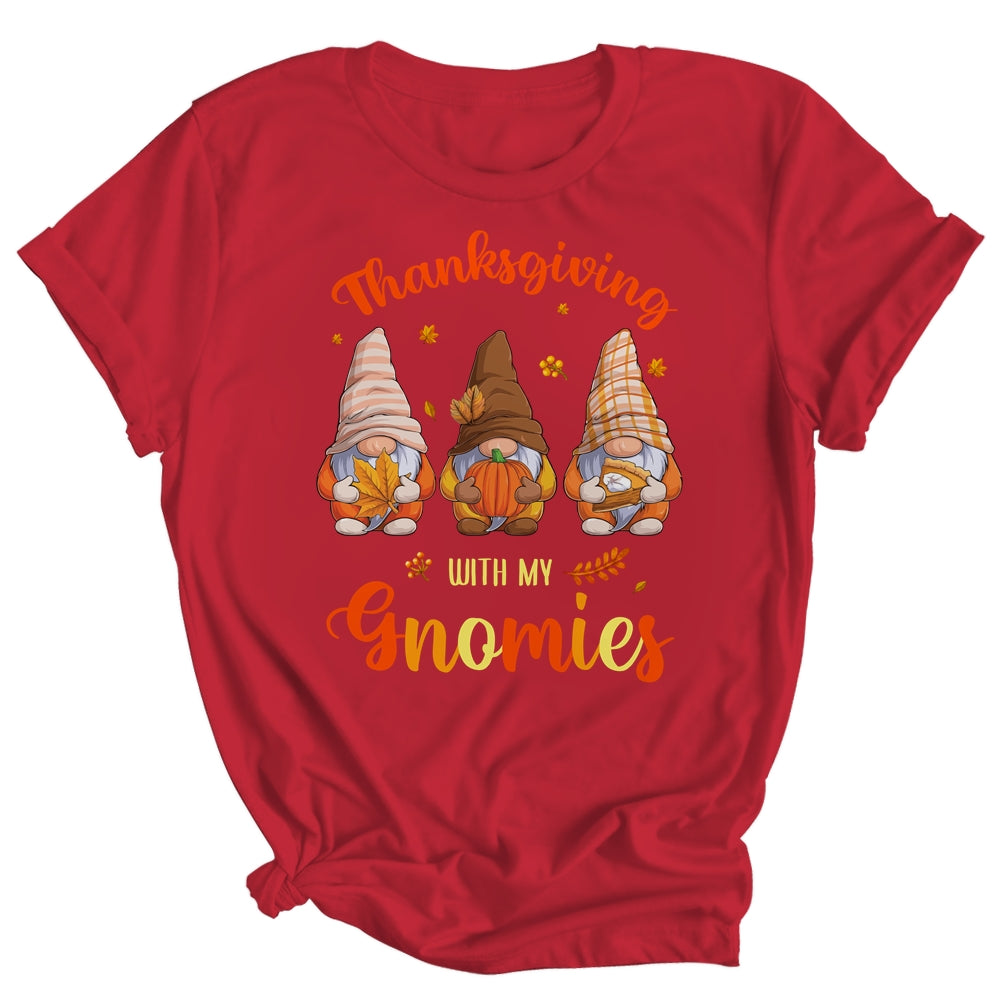 Thanksgiving With My Gnomies Funny Autumn Gnomes Lover Shirt & Hoodie | siriusteestore