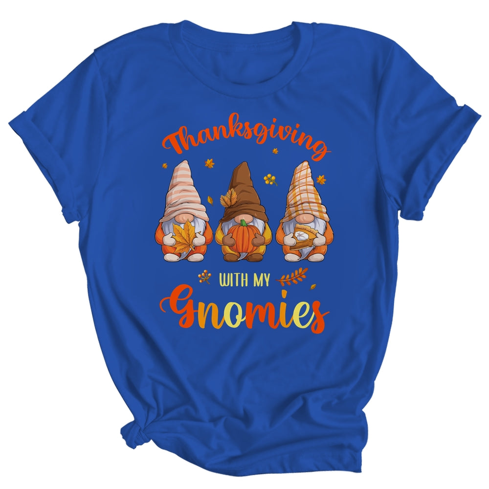 Thanksgiving With My Gnomies Funny Autumn Gnomes Lover Shirt & Hoodie | siriusteestore
