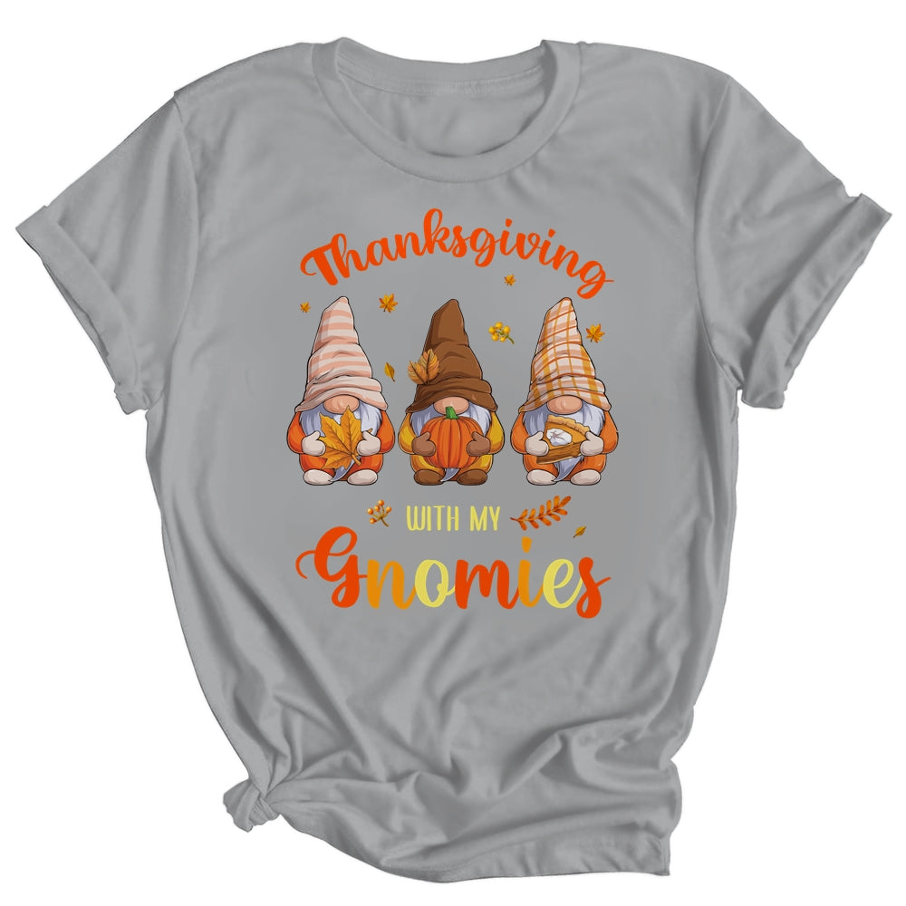 Thanksgiving With My Gnomies Funny Autumn Gnomes Lover Shirt & Hoodie | siriusteestore