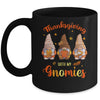 Thanksgiving With My Gnomies Funny Autumn Gnomes Lover Mug | siriusteestore