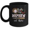 Thats My Nephew Out There Baseball Aunt Auntie Mothers Day Mug | siriusteestore