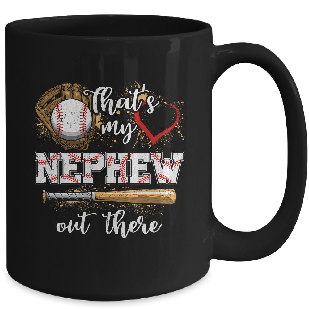 Thats My Nephew Out There Baseball Aunt Auntie Mothers Day Mug | siriusteestore