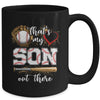 Thats My Son Out There Baseball Mom Dad Fathers Mothers Day Mug | siriusteestore