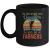 The Best Moms Have Daughters Who Are Farmers Mothers Day Vintage Mug | siriusteestore