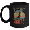 The Best Moms Have Daughters Who Are Skiers Mothers Day Vintage Mug | siriusteestore