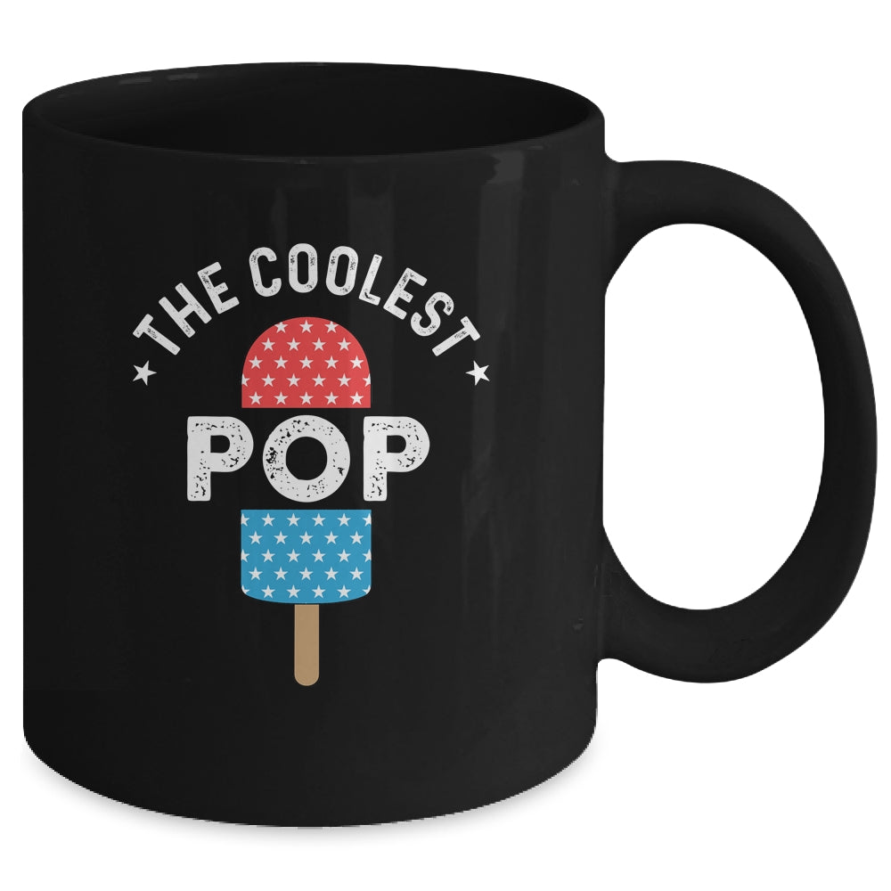 The Coolest Pop Funny Dad Popsicle Fathers Day Mug | siriusteestore