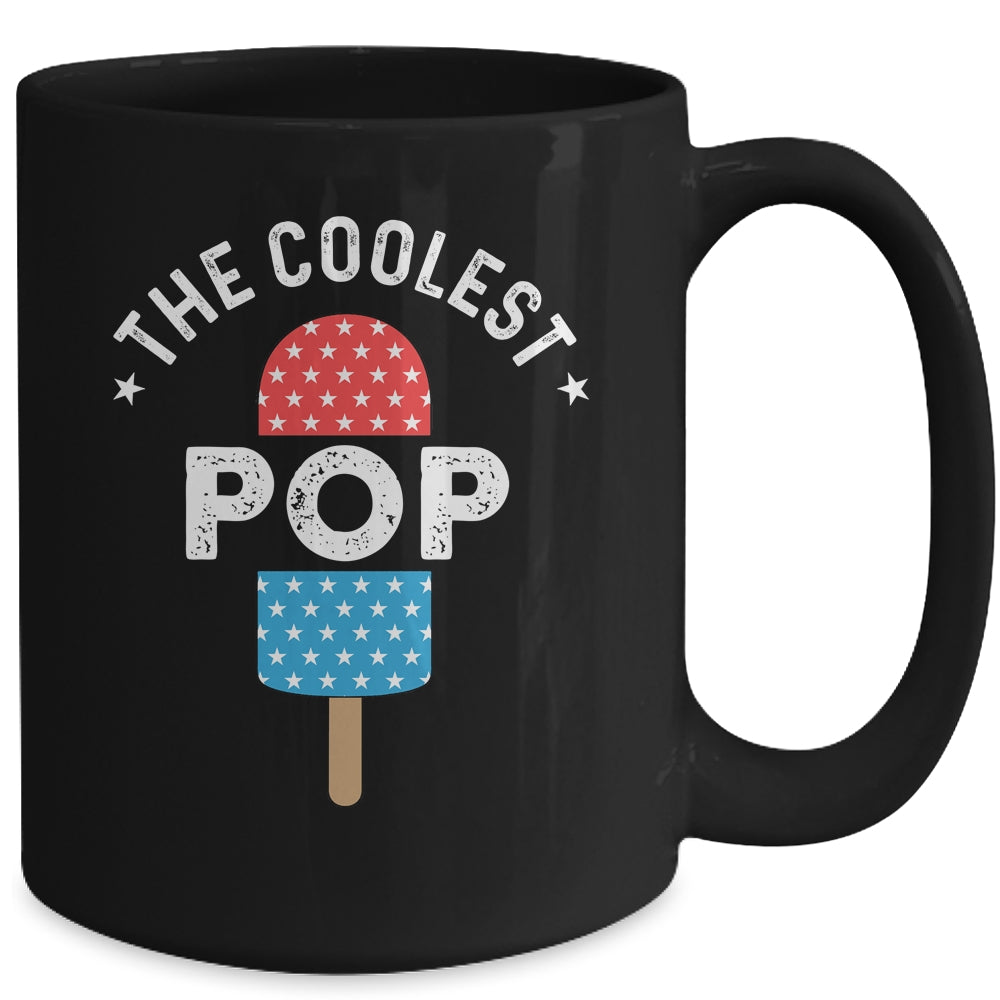 The Coolest Pop Funny Dad Popsicle Fathers Day Mug | siriusteestore