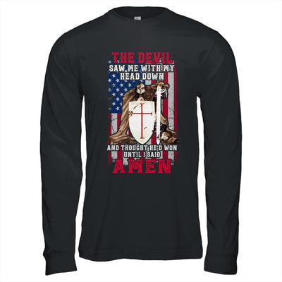 The Devil Saw Me With My Head Down Thought He'D Won Shirt & Hoodie | siriusteestore
