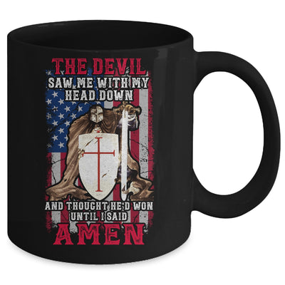 The Devil Saw Me With My Head Down Thought He'D Won Mug | siriusteestore