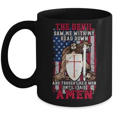The Devil Saw Me With My Head Down Thought He'D Won Mug | siriusteestore