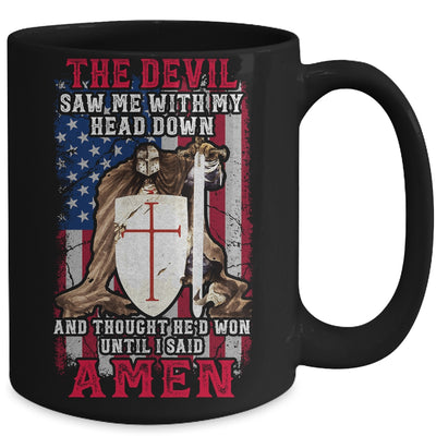 The Devil Saw Me With My Head Down Thought He'D Won Mug | siriusteestore