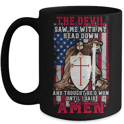 The Devil Saw Me With My Head Down Thought He'D Won Mug | siriusteestore