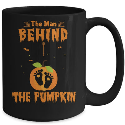 The Man Behind The Pumpkin Halloween Pregnancy Mug | siriusteestore