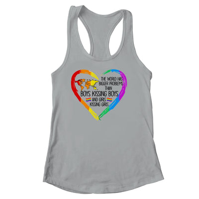 The World Has Bigger Problems Gay Lesbian Pride Rainbow Shirt & Tank Top | siriusteestore