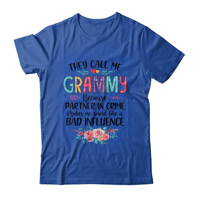 They Call Me Grammy Because Partner In Crime Mothers Day Shirt & Tank Top | siriusteestore