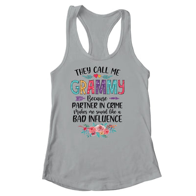 They Call Me Grammy Because Partner In Crime Mothers Day Shirt & Tank Top | siriusteestore