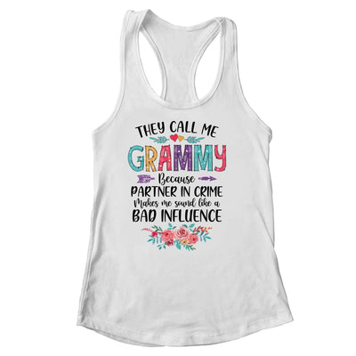 They Call Me Grammy Because Partner In Crime Mothers Day Shirt & Tank Top | siriusteestore