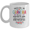 They Call Me Grandma Because Partner In Crime Mothers Day Mug | siriusteestore