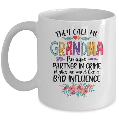 They Call Me Grandma Because Partner In Crime Mothers Day Mug | siriusteestore