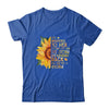 They Whispered To Her I Am The Storm Sunflower Shirt & Tank Top | siriusteestore