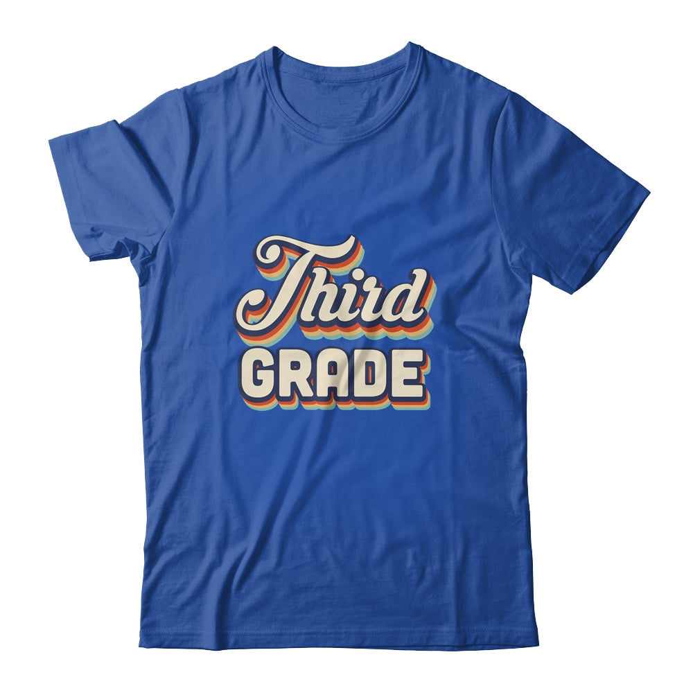 Third Grade Teacher Retro Vintage 3rd Grade Teacher Team Shirt & Hoodie | siriusteestore