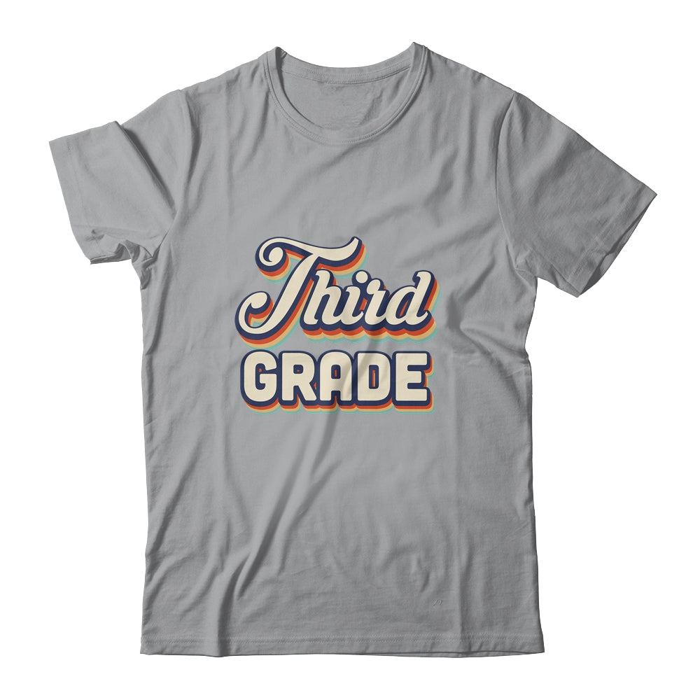 Third Grade Teacher Retro Vintage 3rd Grade Teacher Team Shirt & Hoodie | siriusteestore