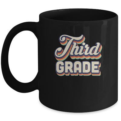 Third Grade Teacher Retro Vintage 3rd Grade Teacher Team Mug | siriusteestore